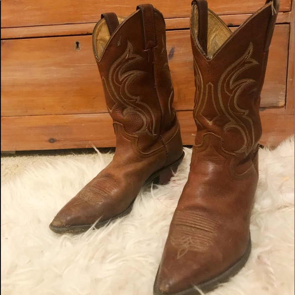 Justin Boots Cognac